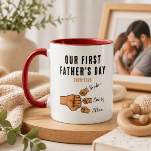 Personalized Our First Father’s Day Mug New Dad