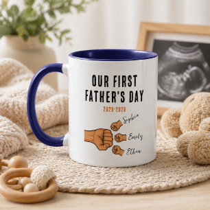 Personalized Our First Father’s Day Mug New Dad