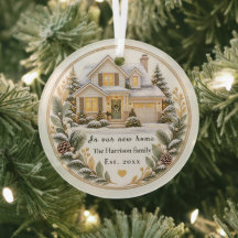 Personalized Our First Home Ornament, New Home K