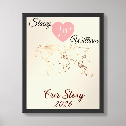 Personalized Our Story Family Journey Map