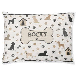 Personalized Outdoor Dog Bed with Custom Name