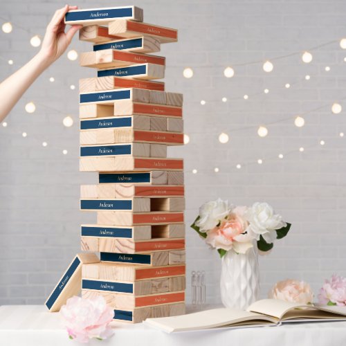 Personalized Outdoor Giant Topple Tower