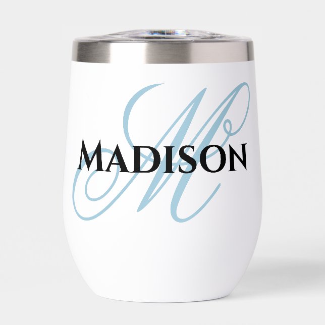 Personalized outdoor wine glass thermal wine tumbl thermal wine tumbler (Front)