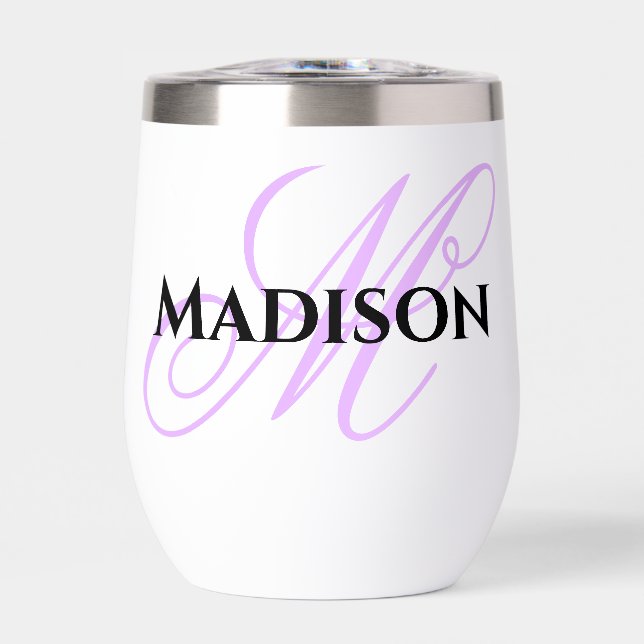 Personalized outdoor wine glass thermal wine tumbl tumbler (Front)