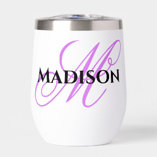 Personalized outdoor wine glass thermal wine tumbler