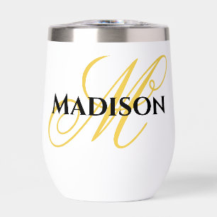 Personalized outdoor wine glass thermal wine tumbler