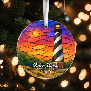 Personalized Outer Banks Acrylic Ornament, Custom Ornament