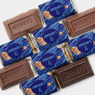 Personalized Outer Space Galaxy Birthday Hershey's Miniatures
