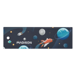 Personalized Outer Space Galaxy Travel Ruler
