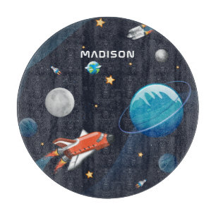 Personalized Outer Space Travel in the Galaxy Cutting Board
