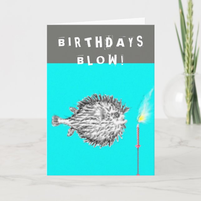 Personalized over-the-hill birthday card (Front)