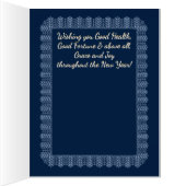 Personalized Oversized Hanukkah Photo Card (Inside (Right))