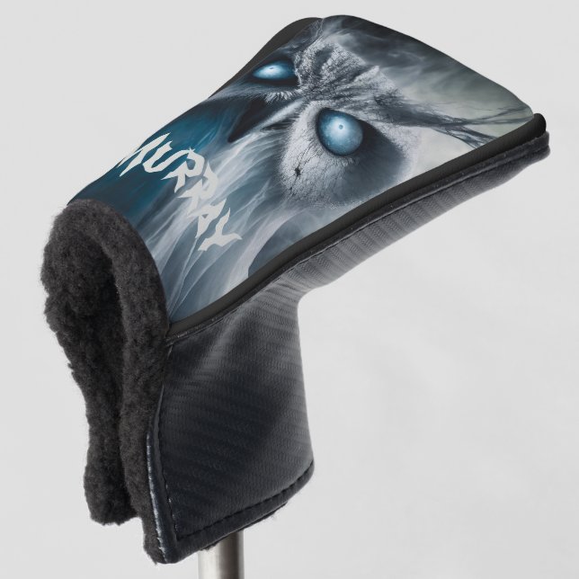 Personalized Owl-O-Ween Golf Putter Cover (3/4 Front)