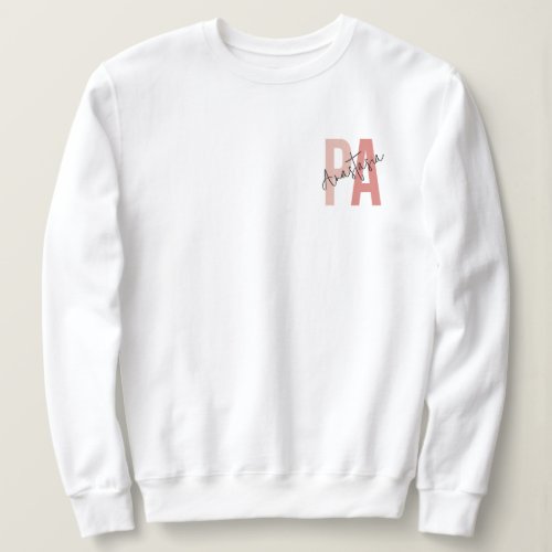 Personalized PA Nurse Physician Assistant Sweatshirt