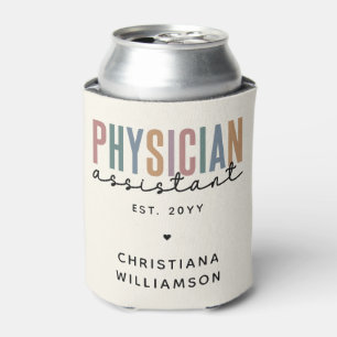 Personalized PA Physician Assistant Graduation Can Cooler