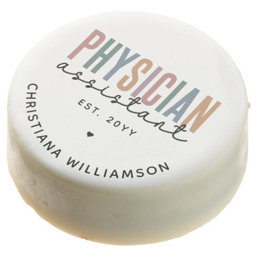Personalized PA Physician Assistant Graduation Chocolate Covered Oreo