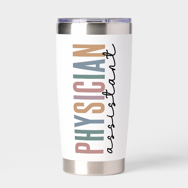 Personalized PA Physician Assistant Graduation Insulated Tumbler (Front)