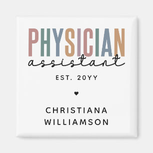 Personalized PA Physician Assistant Graduation Magnet