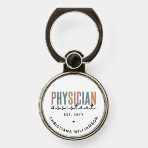 Personalized PA Physician Assistant Graduation Phone Ring Stand