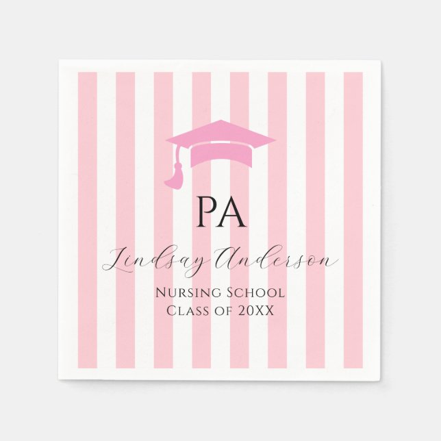 Personalized PA Physician Assistant Napkins (Front)