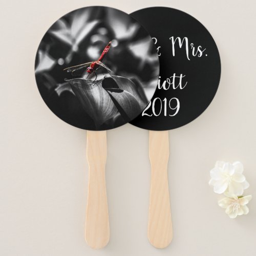 Personalized Paddle Fans for Summer Weddings