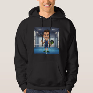 Personalized Paddle Player Cartoon Caricature Hoodie