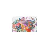 Personalized Paint splash Butterflies Pop Art Card Holder (Back Horizontal)