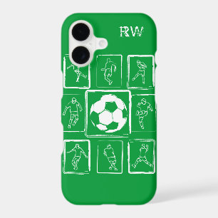 Personalized Painted soccer skills iPhone 17 Case