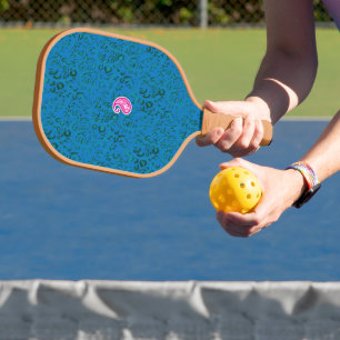 Personalized Paisley Pickleball Paddle Gift