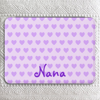 Personalized Pale Purple Hearts Kindle Cover