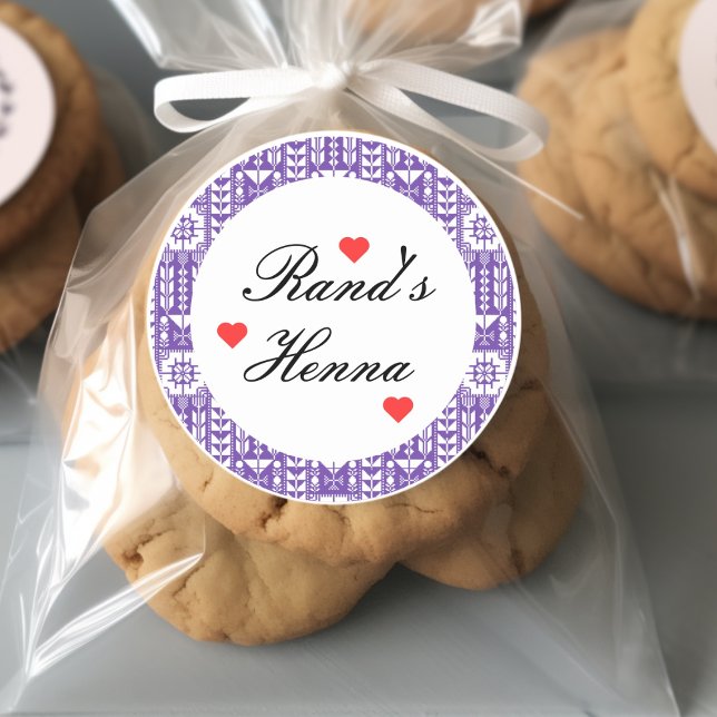  Personalized Palestinian Henna Sticker (Creator Uploaded)