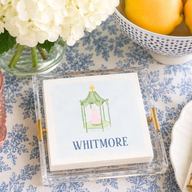 Personalized Palm Beach Lantern  Napkins (Creator Uploaded)