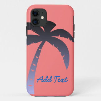Personalized Palm Tree iPhone 11 Case