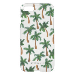 Personalized Palm Tree Print iPhone 8/7 Case