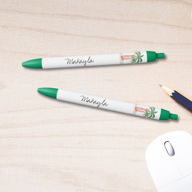 Personalized Palm Trees Pen (Creator Uploaded)