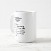 Personalized Pandemic - Graduate Class of 2022 Mug (Front Left)