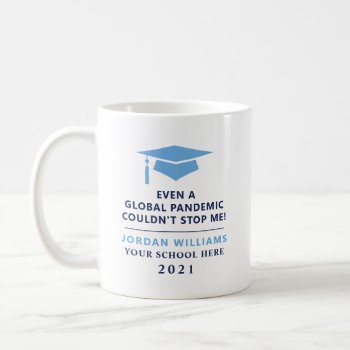 Personalized Pandemic - Graduate Class Of 2022 Mug by thepixelprojekt at Zazzle