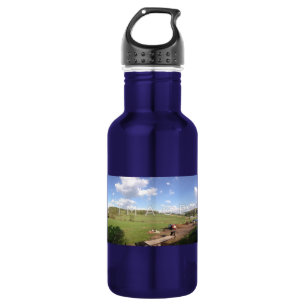 Personalized Panoramic Photo Aluminum Stainless Steel Water Bottle