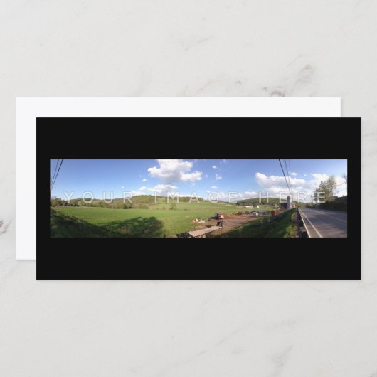 Personalized Panoramic Photo Card Designs (Front/Back)