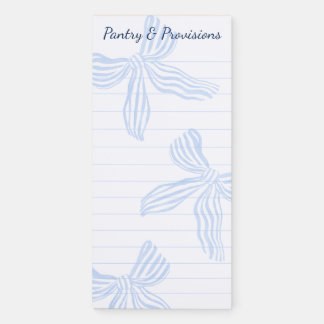 Personalized Pantry & Provisions  Magnetic Notepad