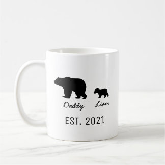 Personalized Papa Bear and Baby Bear Mug