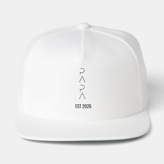 Personalized PAPA Est. 2026 Hat | Dad-to-be