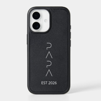 Personalized PAPA Est. 2026 iPhone 17 Case | daddy