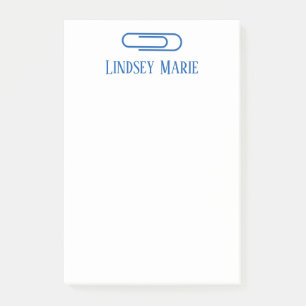 PERSONALIZED PAPER CLIP Post-it Notes