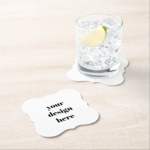 Personalized  paper coaster