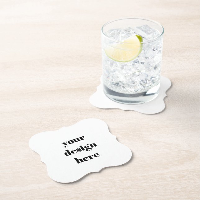 Personalized  paper coaster (Insitu)