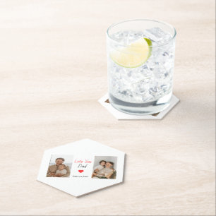 Personalized Paper Coaster Father's Day Gifts