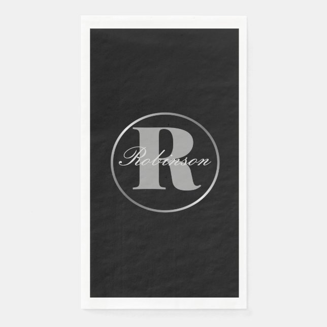 Personalized Paper Guest Towel (Front)