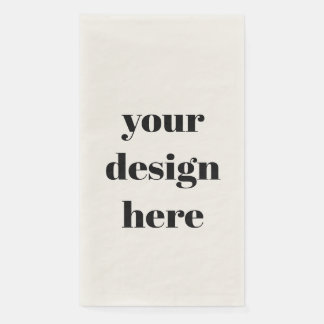 Personalized  paper guest towels