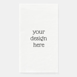 Personalized  paper guest towels